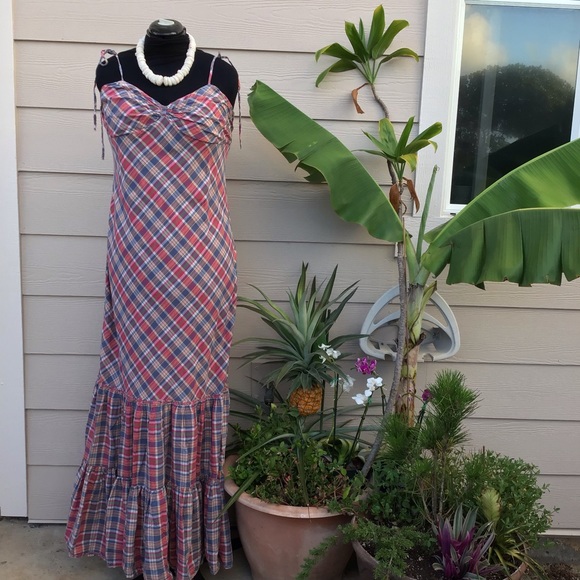 Denim & Supply Ralph Lauren Dresses & Skirts - Spaghetti Strap Shoulder Tie Maxi Dress